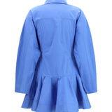 Cotton Shirt Dress with balloon skirt