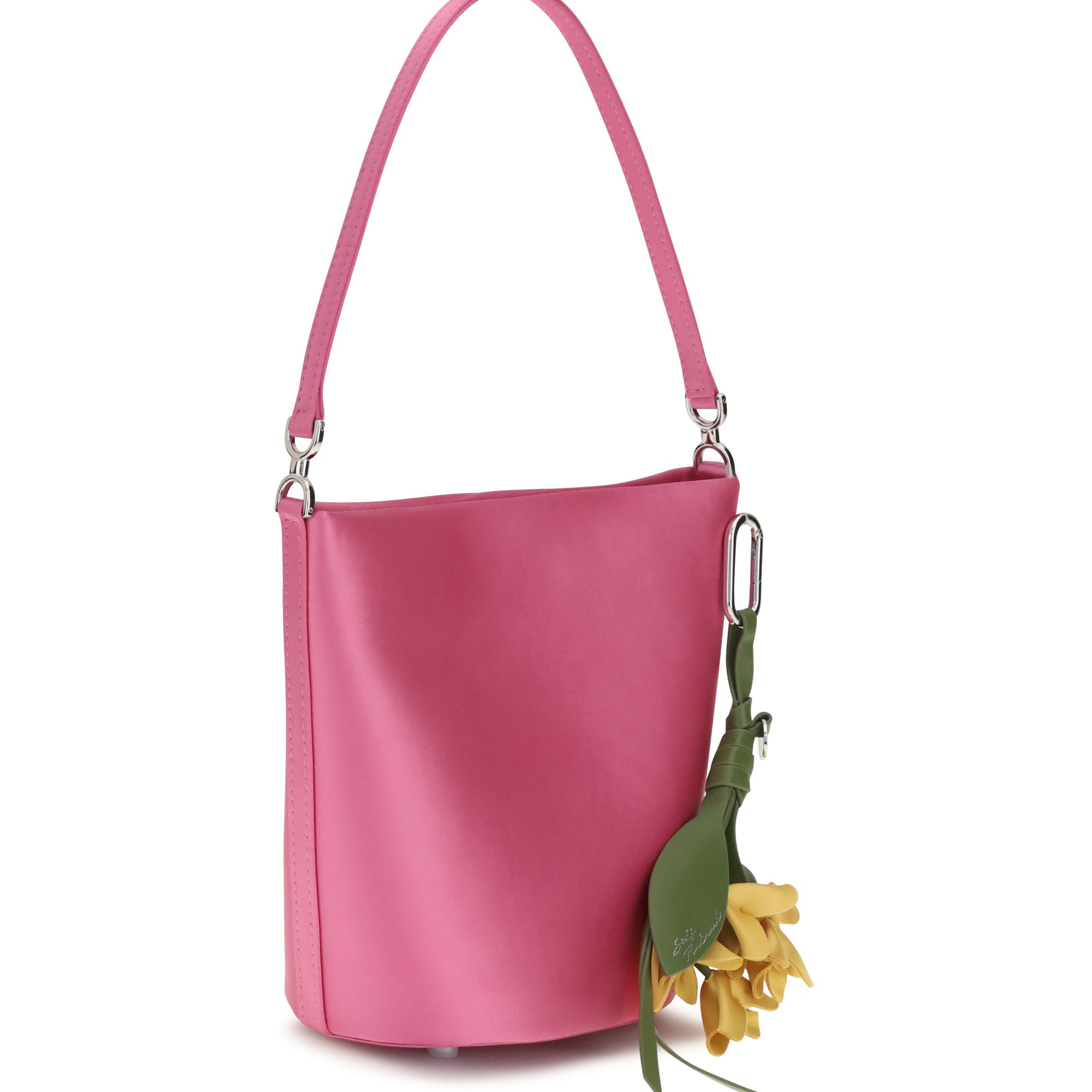 Satin Bucket Bag