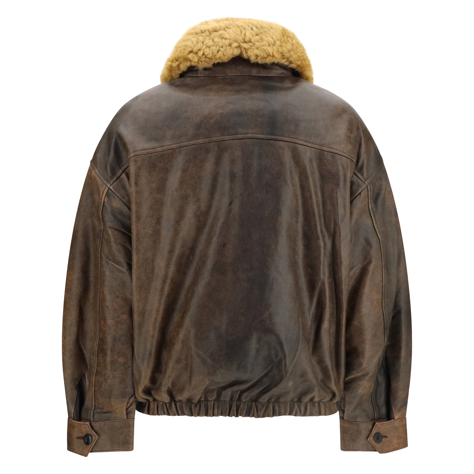 Leather Bomber Jacket