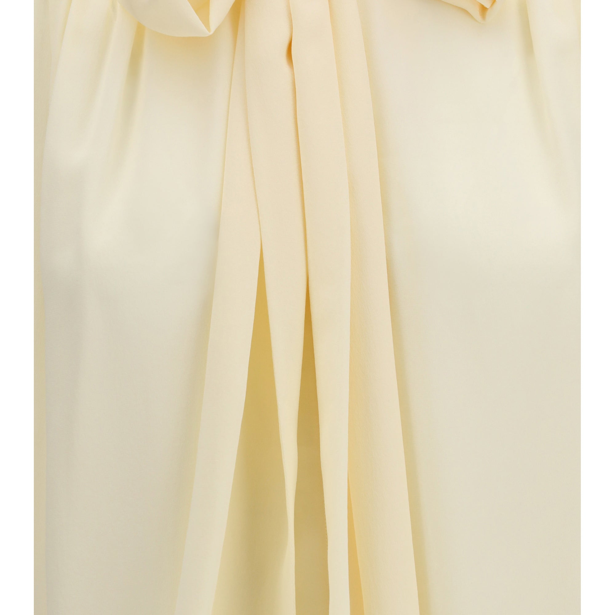 Bow Blouse with embroidered shoulders