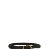 Braided stretch leather Belt
