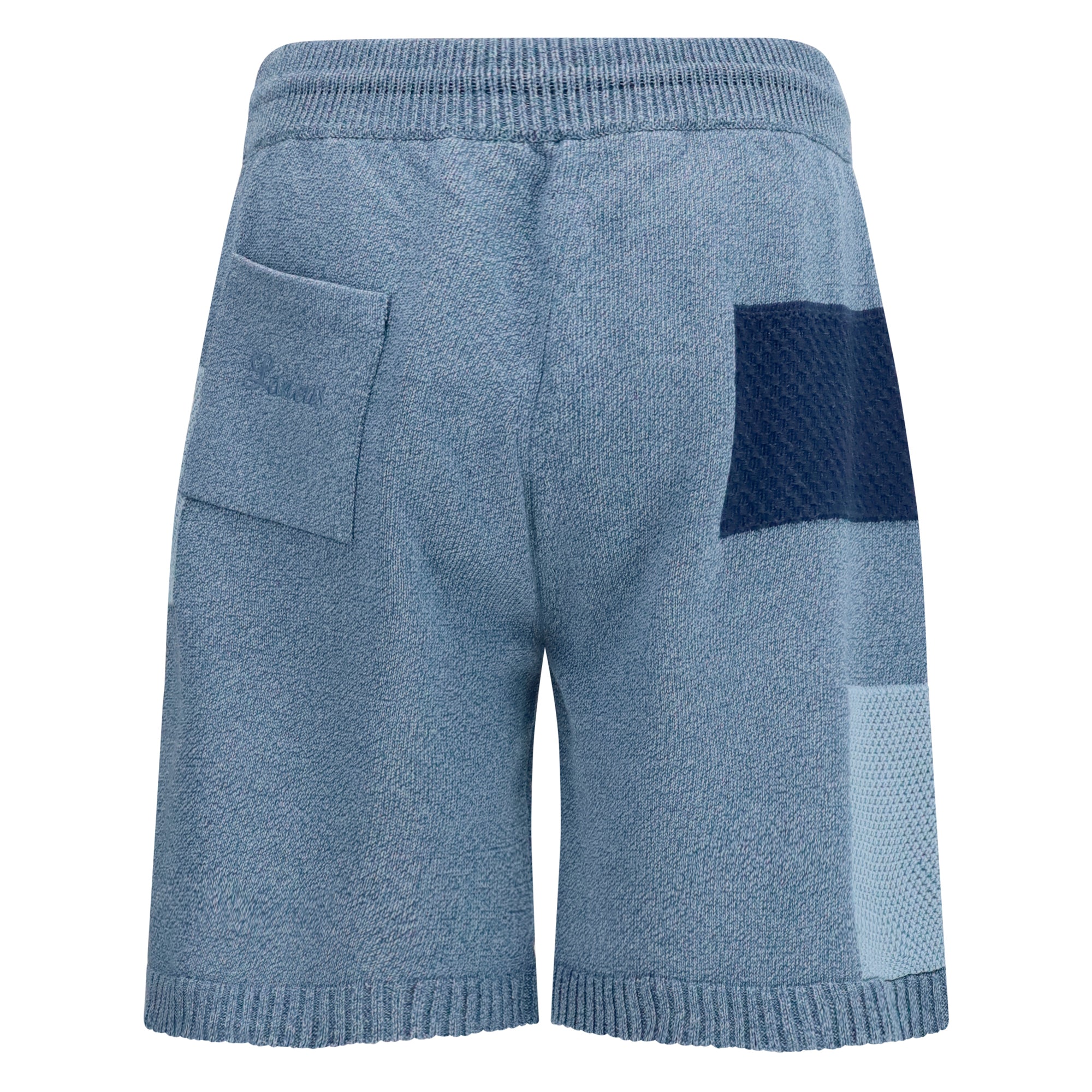 Patchwork cotton knit Shorts
