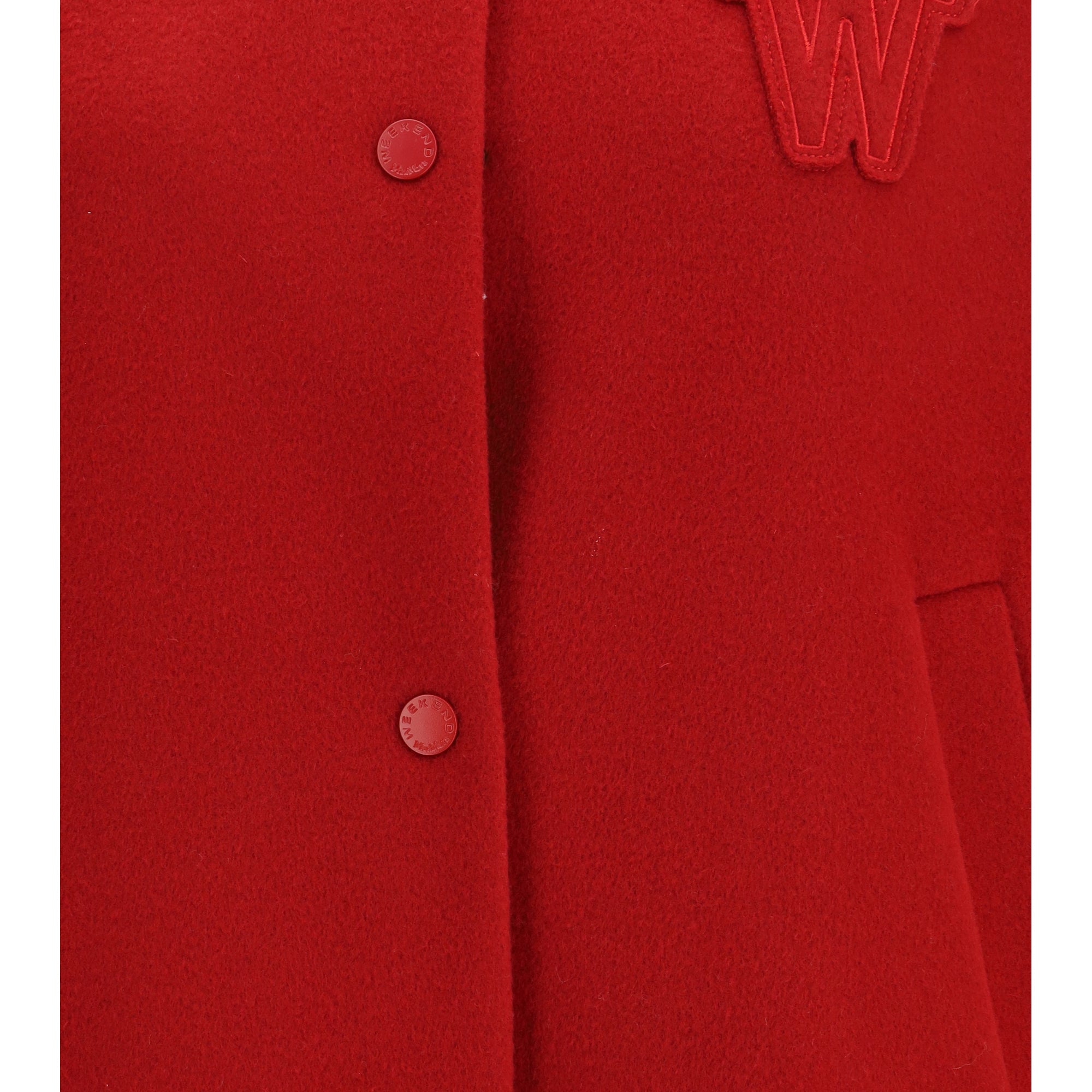 Oversized Bomber in double wool
