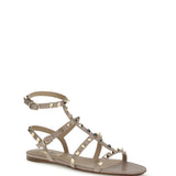 Rockstud leather Sandals