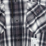 Hoodie Combine Checkered Shirt