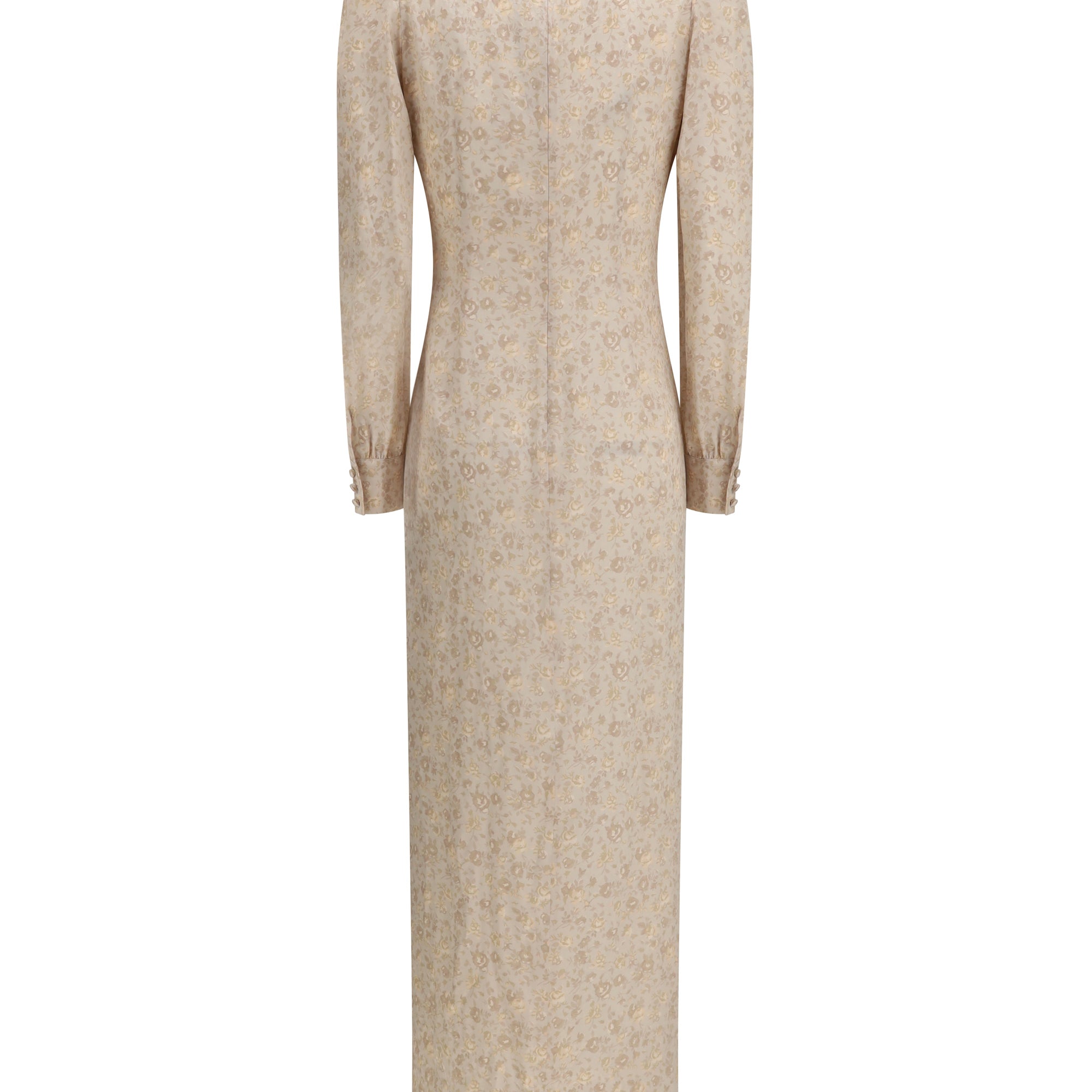 Jacquard draped Dress with flounces