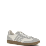Swan Sneakers in suede and smooth leather