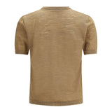 Short-sleeved linen blend Shirt