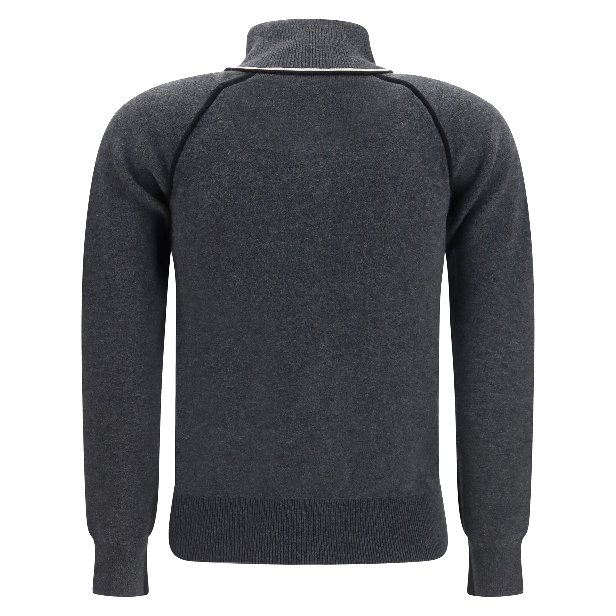Lanya logo and zip Cardigan