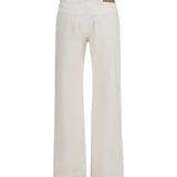 High-rise straight-leg Jeans in cotton