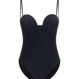 Retro bustier one-piece Swimsuit