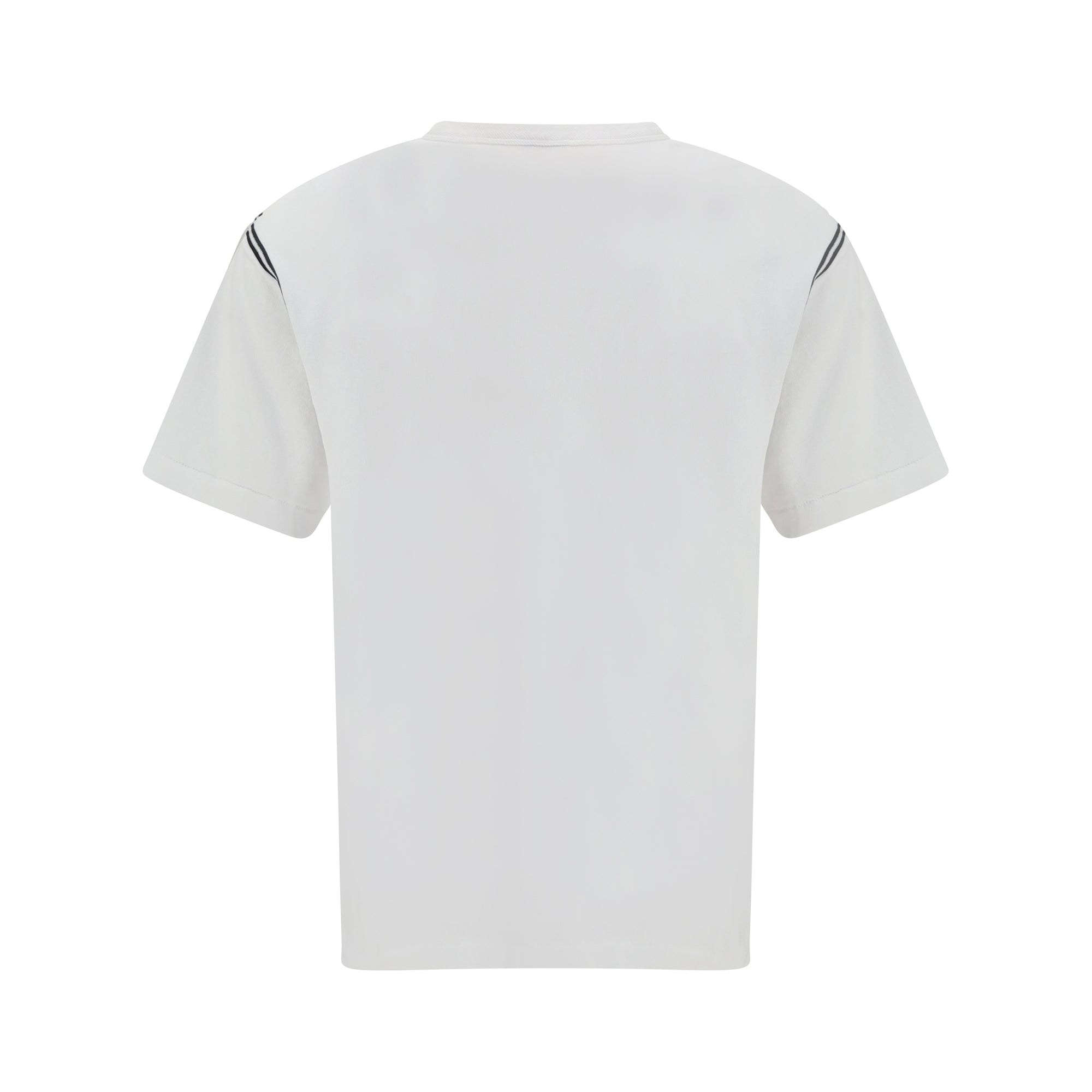 Cotton T-shirt embroidered with Boke Flower 2.0