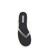 Leather and rubber flip-flop Sandals