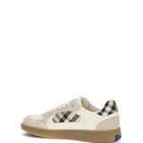 Terrace leather and Check Sneakers