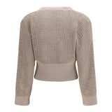 Sequined mesh Cardigan