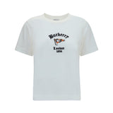 Cotton T-Shirt with Check Flag