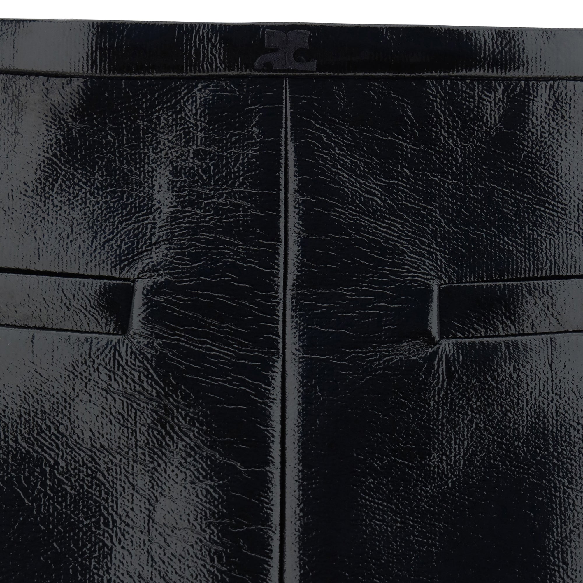 Vinyl Miniskirt
