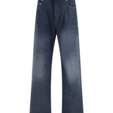 Wide-leg denim Jeans