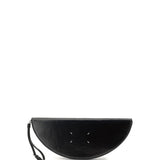 Halfmoon leather Clutch Bag
