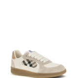 Terrace leather and Check Sneakers