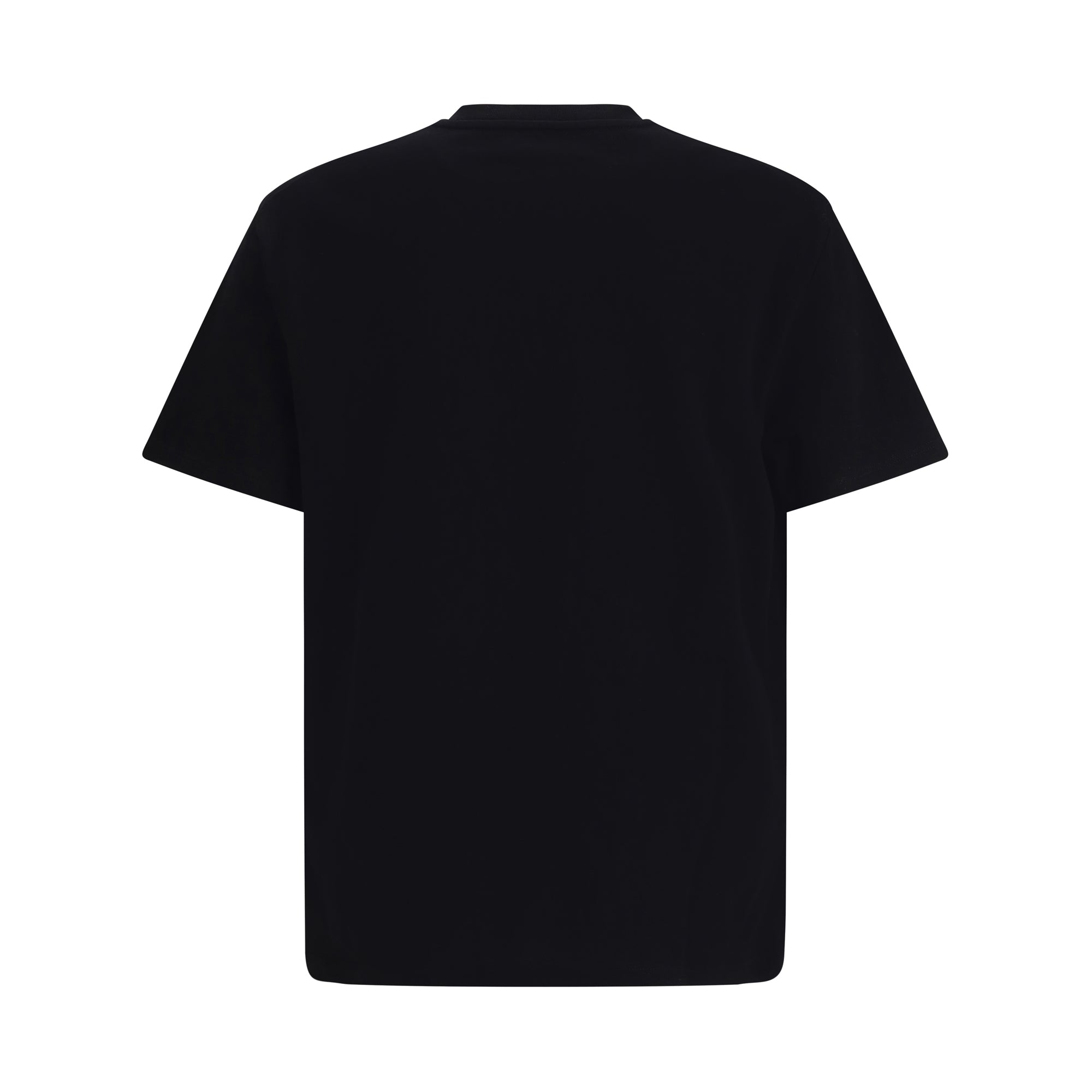 Crewneck cotton T-shirt with printed logo