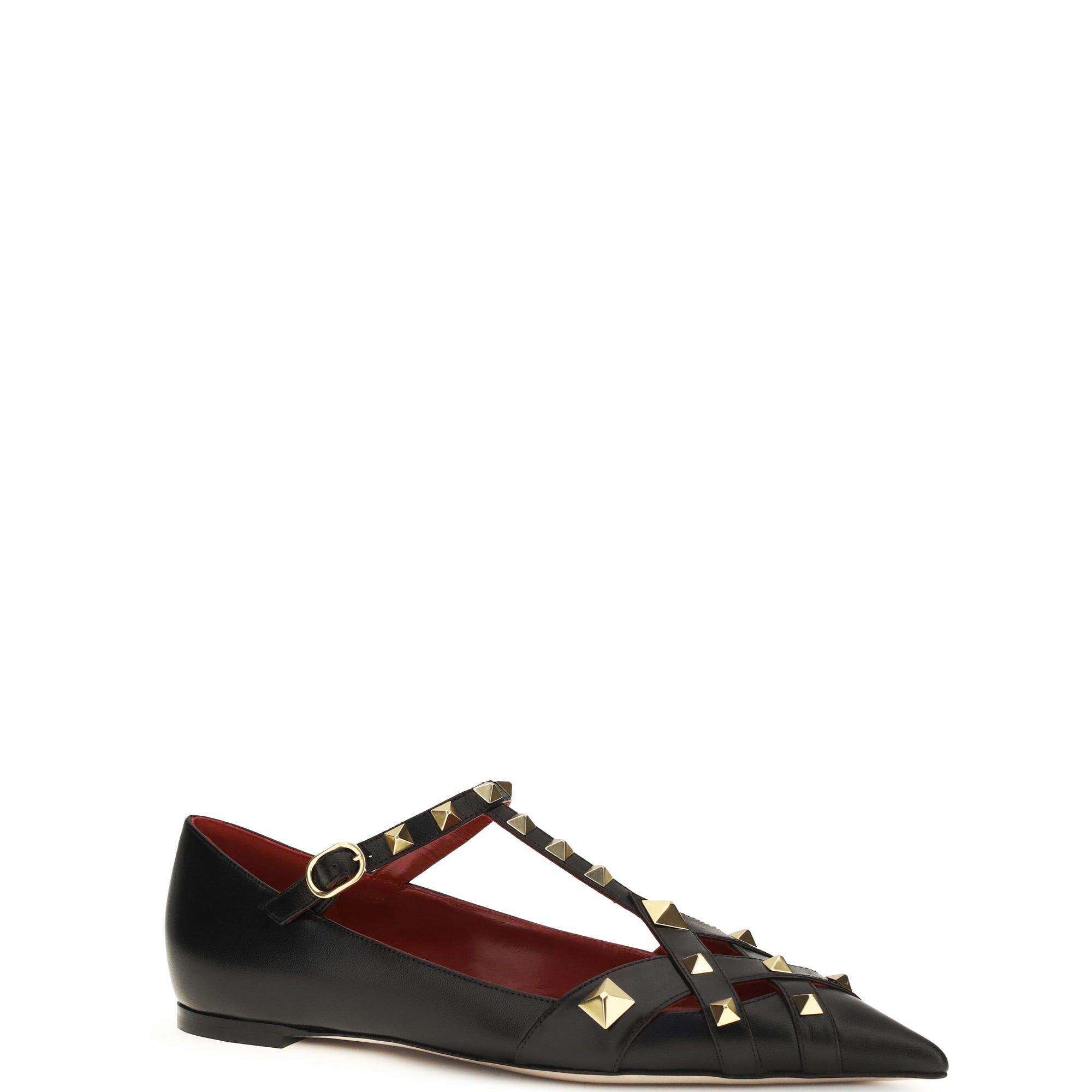 Studdy Ballerinas in kidskin