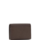 Flap Card Holder in grained leather