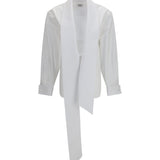Lavallière collar Shirt