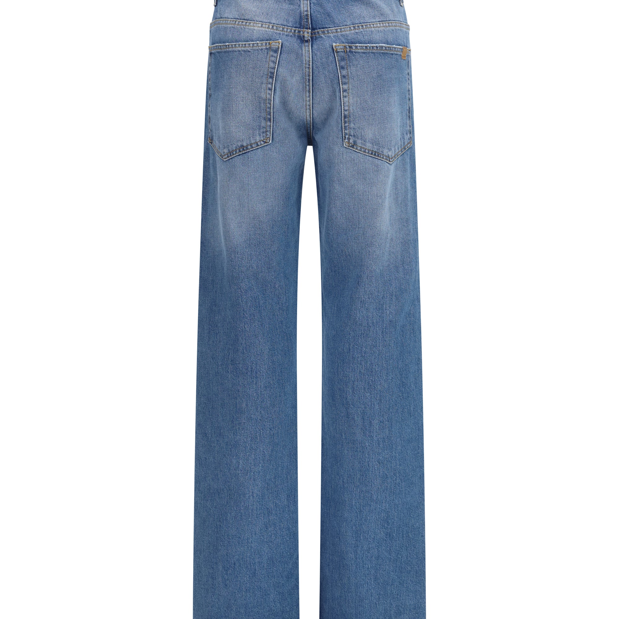 Straight-leg Jeans in denim
