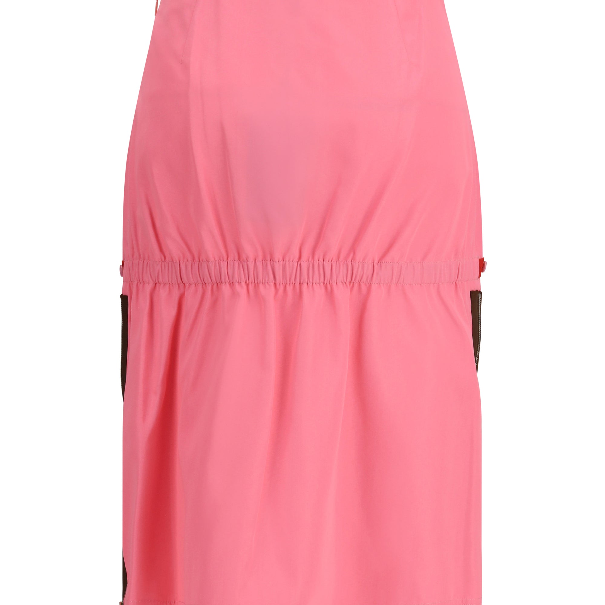 Midi Skirt with zip detailing and elasticated waist