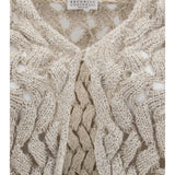 Openwork sequin Cardigan